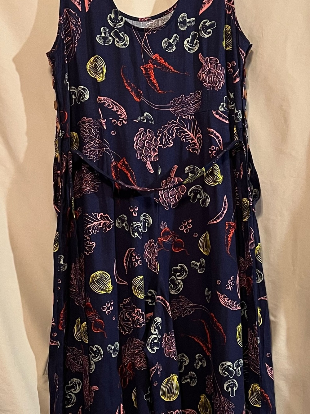 ModCloth Elated All Over Navy Cropped Leg Jumpsuit - Picture 9 of 11